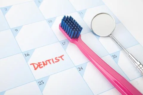 Dentist visit reminder Foto stock