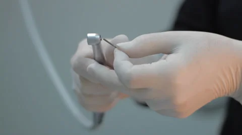 Dentist at work Stock Footage 33800689