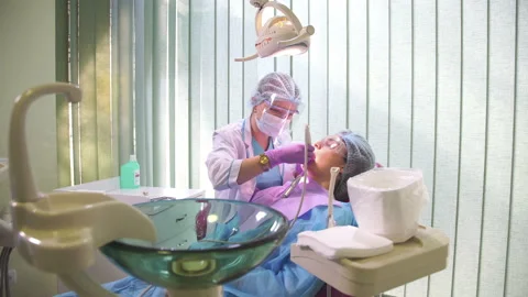Dentist At Work In The Office Video stock 85516910