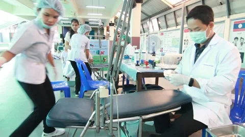 Dentistry for kid, student Elementary School. Bangkok Thailand Stock Footage 64679673