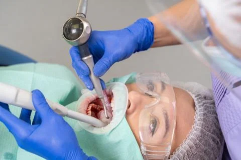 At the dentists appointment Stock Photos