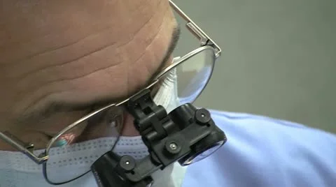 Dentist's Face Close- up (Male) 動画素材 12638577