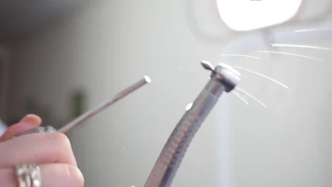 In the dentist's office. Stock Footage 129741753