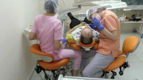 In the dentist's office Stock Footage 147728118