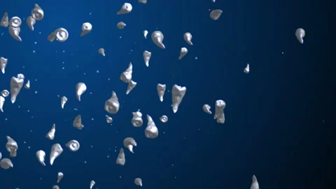 Dentists shine teeth particle loop animation Stock Footage 150137888