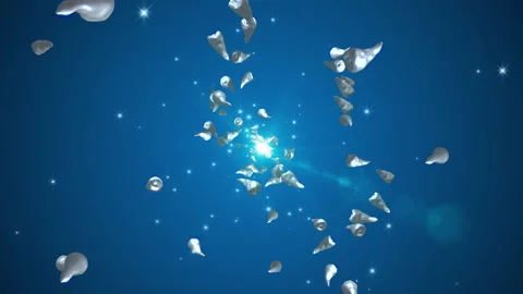 Dentists shine teeth particle loop animation Видео 150137942