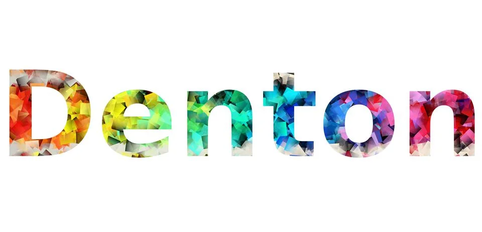 Denton Stock Illustration