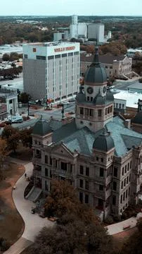 Denton Square - Portrait Stock Photos
