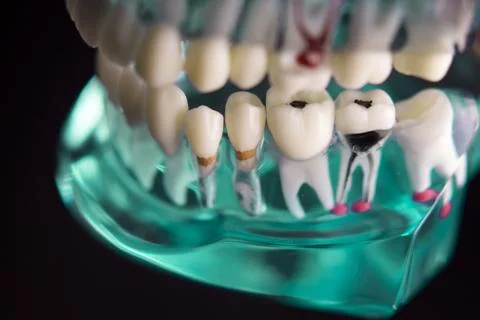Denture for dentistry students Stock Photos