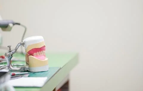 Dentures being created Stock Photos