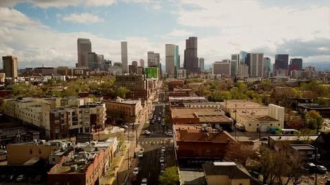Denver 5 points Genterfication Video stock 89368982