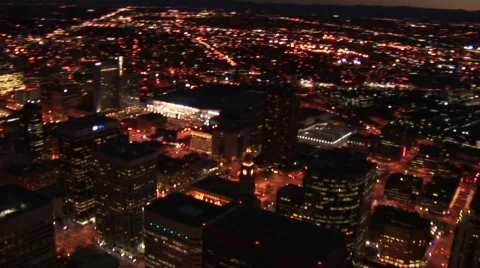 Denver Aerial 13 Stock Footage
