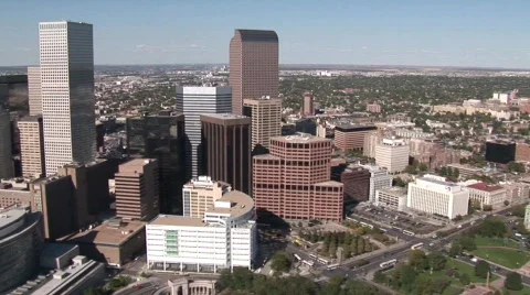 Denver Aerial 6 動画素材 378809