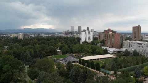 Denver Botanic Gardens Mountains Stock Footage 295070078