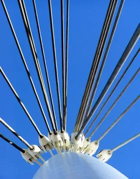Denver Bridge Cables Stock Photos