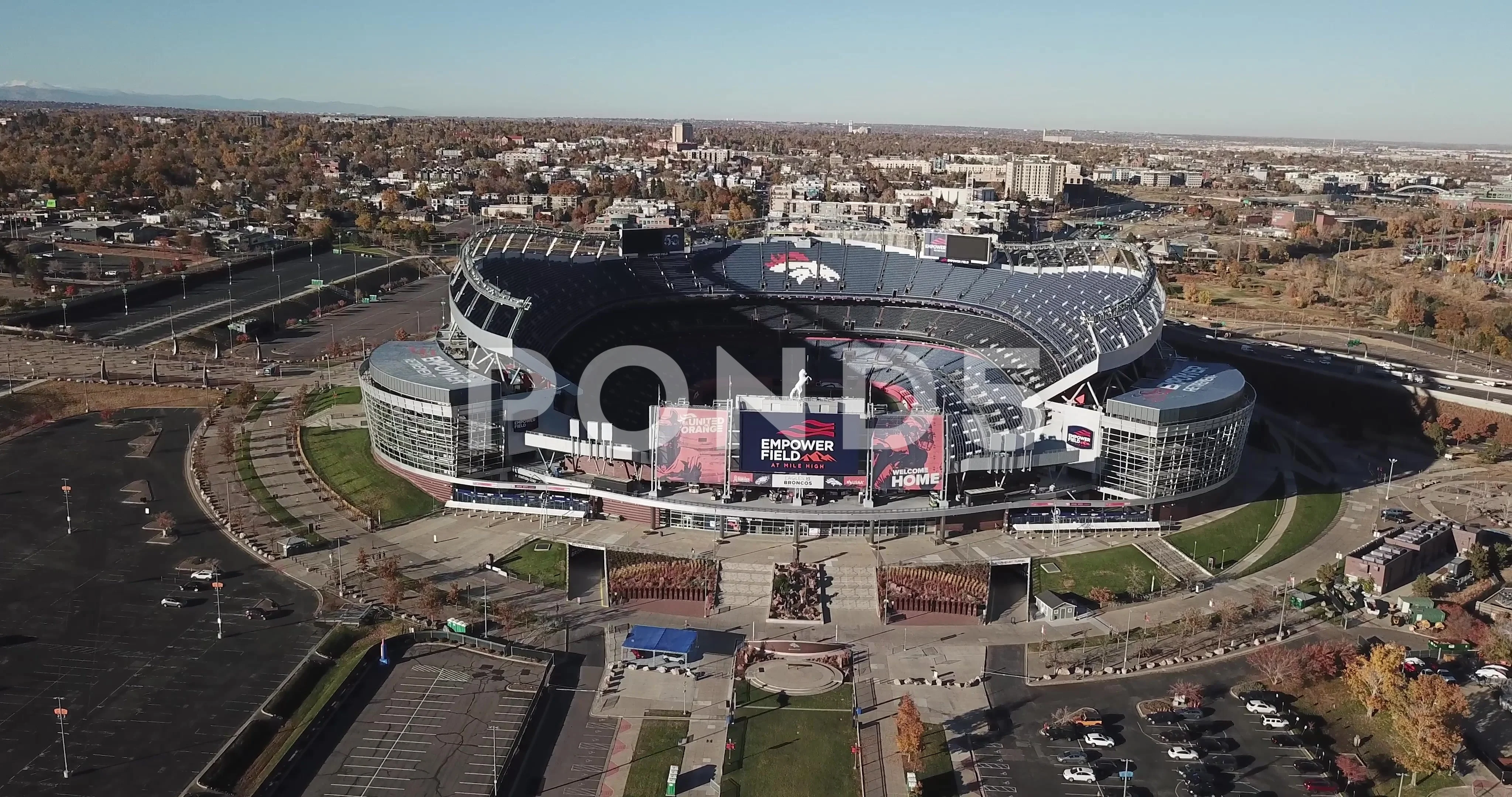 Denver Broncos, 3D Stadium View, Mile High Stadium