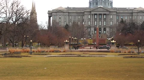 Denver capitol tilt up Vídeos de archivo 49467915