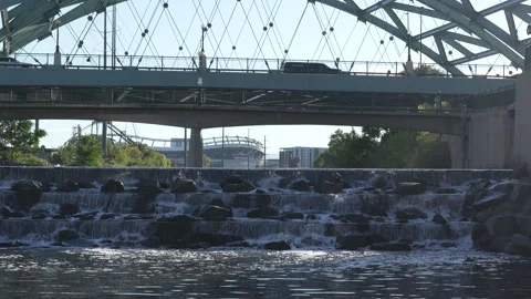 Denver City bridge Stock Footage 318337856