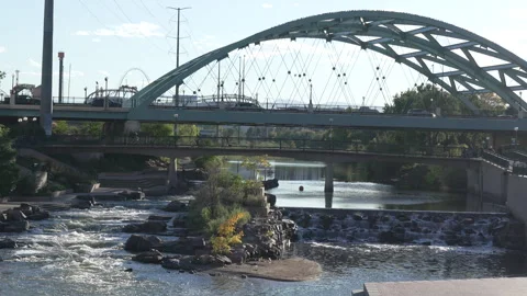 Denver City bridge Stock Footage 318337885