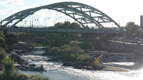 Denver City river Stock Footage 318337896
