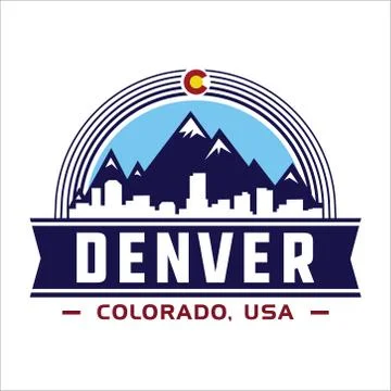 Denver Colorado Stock Illustration