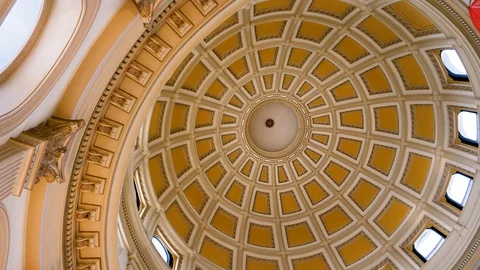 Denver Colorado - State Capitol inside dome Stock-Footage 102312729