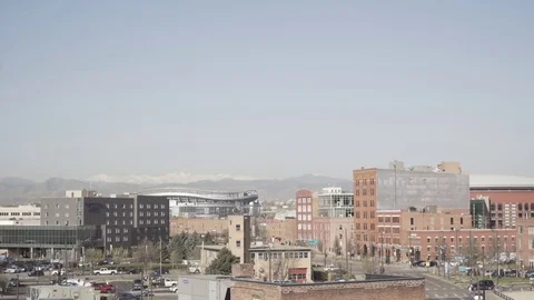 Denver Downtown Skyline Stock Footage 83790353
