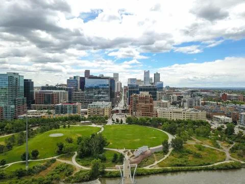 Denver by Drone Stock Photos