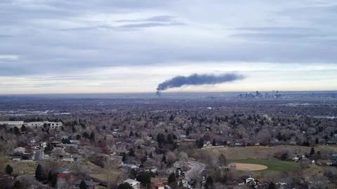 Denver Fire 库存照片