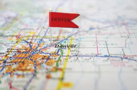 Denver flag Stock Photos