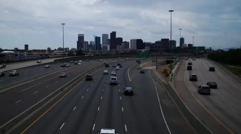 Denver I-25 timelapse Stock-Footage 52378837