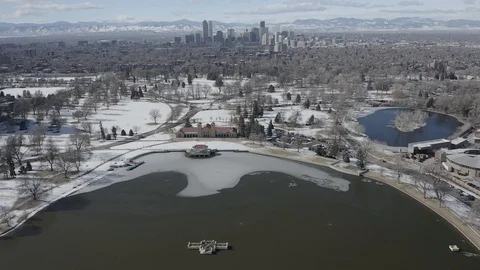 Denver Skyline 2 (DLog Ungraded) Vídeo Stock 101989130