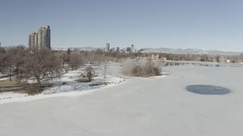 Denver Skyline Drone 스톡 동영상 232159825