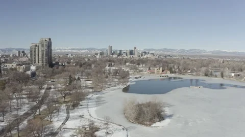 Denver Skyline Drone 스톡 동영상 232160576