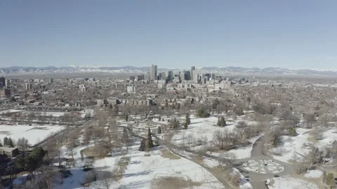Denver Skyline Drone 스톡 동영상 232161068