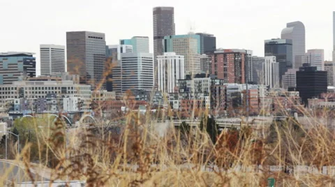 Denver Skyline 库存影片 953052