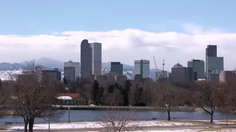 Denver Skyline Stock Footage 11063845