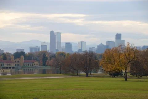 Denver skyline Stock Photos