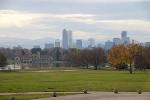 Denver skyline Stock Photos