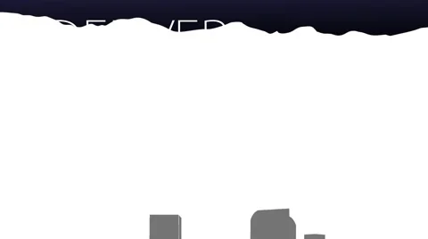 Denver skyline with static text Stock Footage 57119306