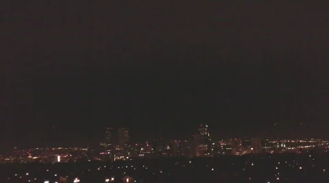 Denver Skyline Timelapse 2 - Into Day 動画素材 642877