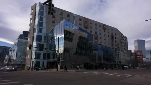 Denver Skyline Timelapse 스톡 동영상 232158736