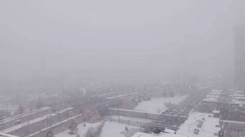 Denver Snow Storm Stock Footage 330263304