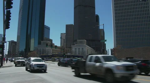 Denver streets 1 Stock Footage 49426720