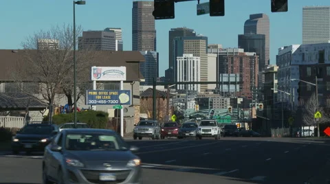 Denver streets 9 Stock Footage 49452877