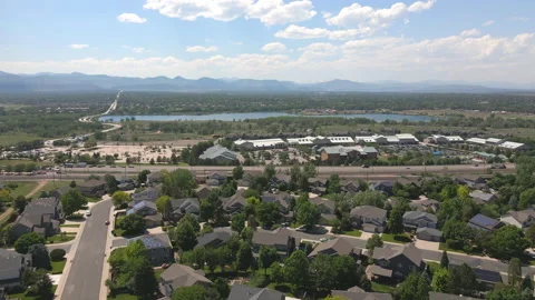 Denver Suburbs 스톡 동영상 165256484