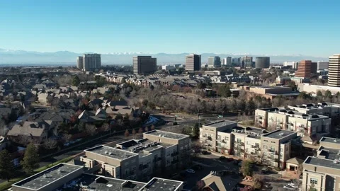 Denver Tech Center Stock Footage 295064925