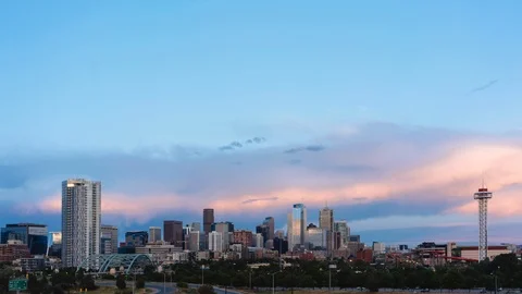 Denver Timelapse Stock Footage 93611416