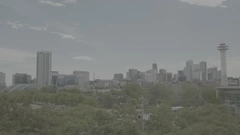 Denver View With Trees Stock Footage 198744705