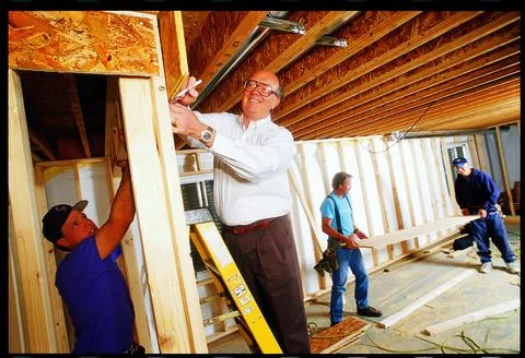 Denver,Renovation,Computer Programmer,Site,Crime,Construction Industry,Head,,USA 写真素材